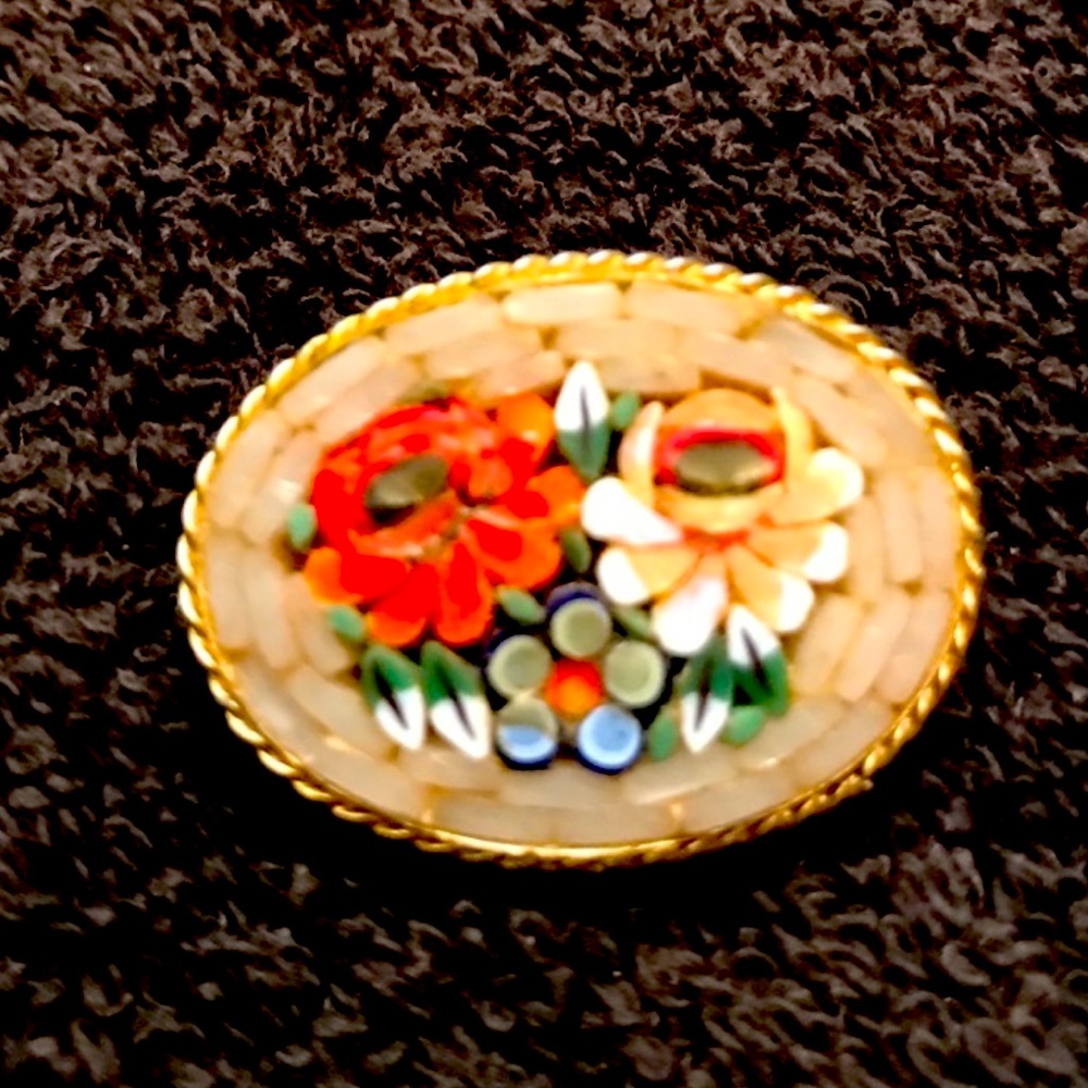 Antique Floral Brooch